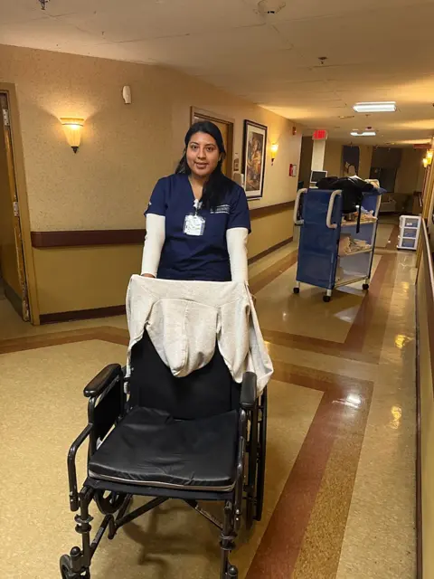 Berenise Rodriguez working at Hudson View Nursing and Rehab Center