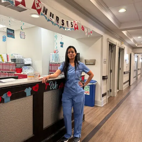 Luz Burbano working as a Certified Nurse Aide at Complete Care at Oradell
