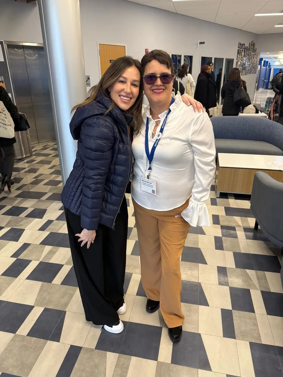 Marivel Munoz with her CPRS instructor Sabrina at the 6th Annual Ecosystems Conference