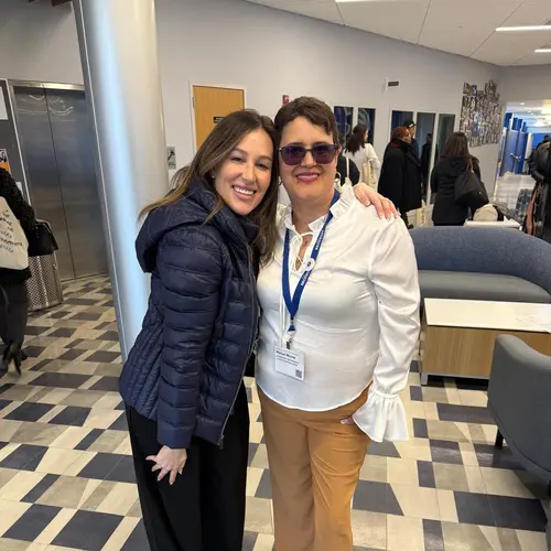 Marivel Munoz with her CPRS instructor Sabrina at the Ecosystems Conference